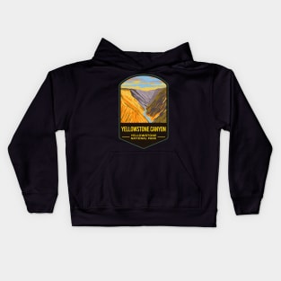 Yellowstone Canyon Yellowstone National Park Kids Hoodie